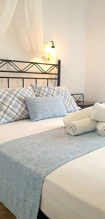 Chambres doubles standard de l'hôtel Sifnos Benaki